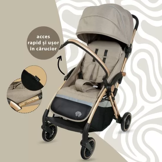 Carucior Sport AppeKids Upp Ultracompact Bubble Beige Carucior Sport AppeKids Upp Ultracompact Bubble Beige