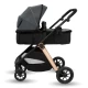 Carucior transformabil 2 in 1 Appekids Elite Navy Grey