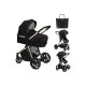 Carucior transformabil 2 in 1 Momi Limuru Black Carucior transformabil 2 in 1 Momi Limuru Black
