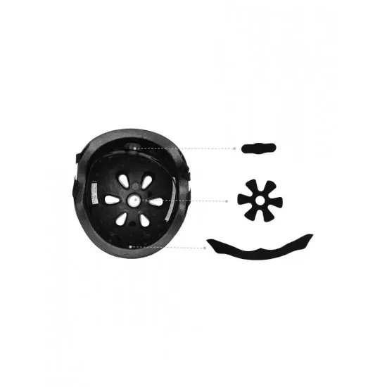 Casca bicicleta copii, Momi - Black Matt Casca bicicleta copii, Momi - Black Matt