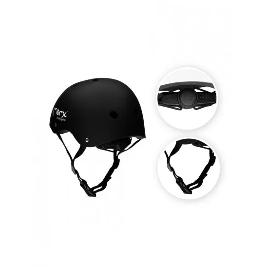 Casca bicicleta copii, Momi - Black Matt Casca bicicleta copii, Momi - Black Matt