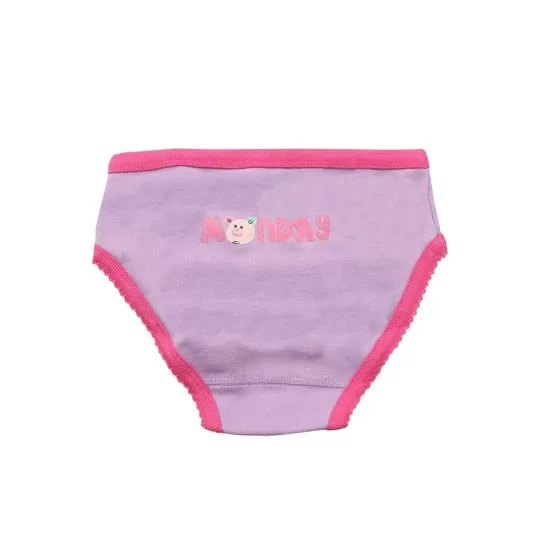Chilotei din bumbac organic pentru fete Zoocchini Zilele saptamanii 5-6 ani, 7 bucati Chilotei din bumbac organic pentru fete Zoocchini Zilele saptamanii 5-6 ani, 7 bucati