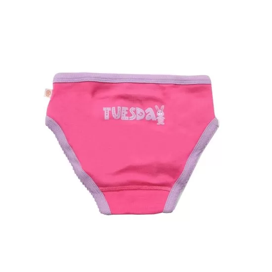 Chilotei din bumbac organic pentru fete Zoocchini Zilele saptamanii 5-6 ani, 7 bucati Chilotei din bumbac organic pentru fete Zoocchini Zilele saptamanii 5-6 ani, 7 bucati