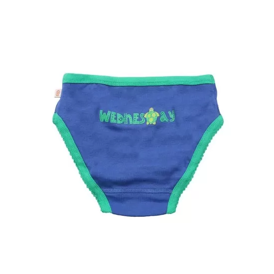Chilotei din bumbac organic pentru fete Zoocchini Zilele saptamanii 5-6 ani, 7 bucati Chilotei din bumbac organic pentru fete Zoocchini Zilele saptamanii 5-6 ani, 7 bucati