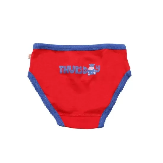 Chilotei din bumbac organic pentru fete Zoocchini Zilele saptamanii 5-6 ani, 7 bucati Chilotei din bumbac organic pentru fete Zoocchini Zilele saptamanii 5-6 ani, 7 bucati