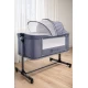 Patut Co-Sleeper 4 in 1 cu 2 niveluri AppeKids Dreamy Grey
