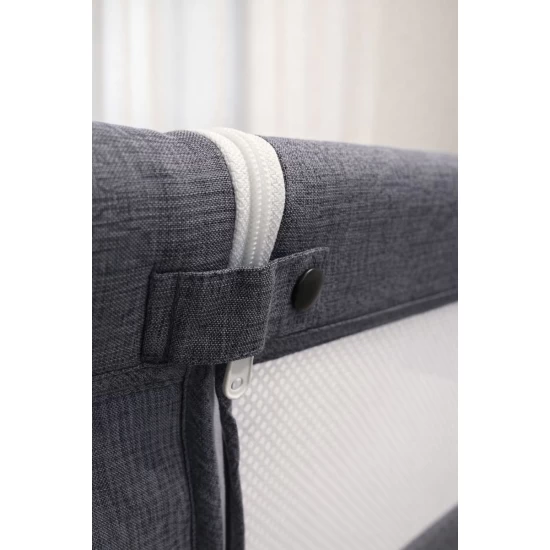 Patut Co-Sleeper 4 in 1 cu 2 niveluri AppeKids Dreamy Grey