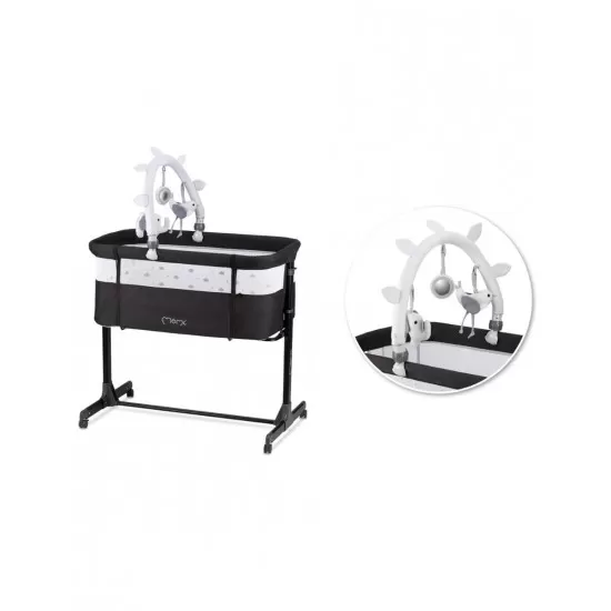 Patut Co-sleeper MoMi Revo Black Patut Co-sleeper MoMi Revo Black