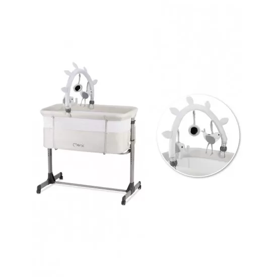 Patut Co-sleeper MoMi Revo Light Grey Patut Co-sleeper MoMi Revo Light Grey