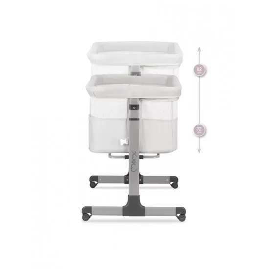 Patut Co-sleeper MoMi Revo Light Grey Patut Co-sleeper MoMi Revo Light Grey