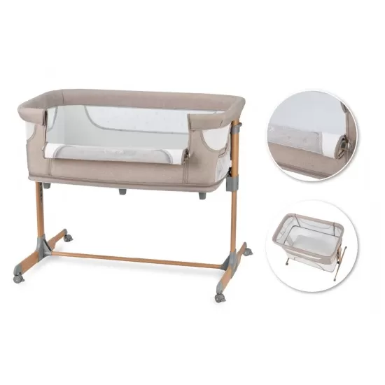 Patut Co-sleeper MoMi Smart Bed 4 in 1 Beige Patut Co-sleeper MoMi Smart Bed 4 in 1 Beige