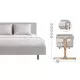 Patut Co-sleeper MoMi Smart Bed 4 in 1 Beige Patut Co-sleeper MoMi Smart Bed 4 in 1 Beige