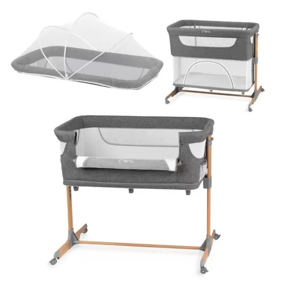 Patut Co-sleeper Momi Smart Bed 4 in 1 Grey Patut Co-sleeper Momi Smart Bed 4 in 1 Grey
