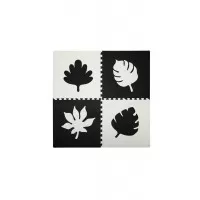 Covoras de joaca puzzle 120x120 cm Momi Feli Black
