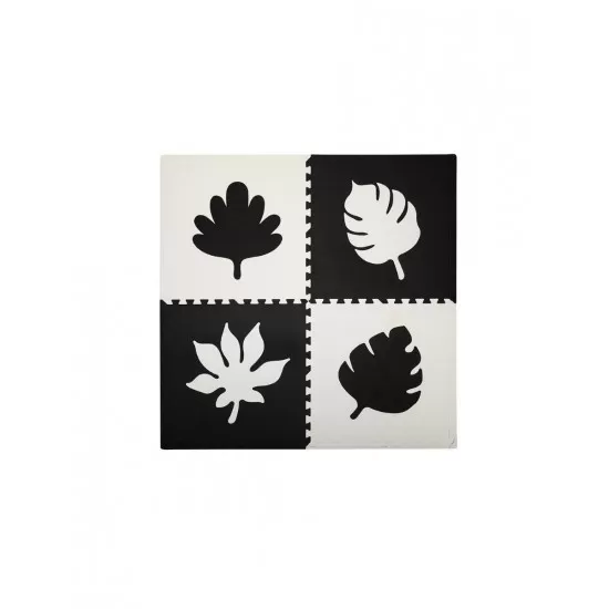 Covoras de joaca puzzle 120x120 cm Momi Feli Black Covoras de joaca puzzle 120x120 cm Momi Feli Black