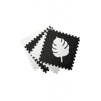 Covoras de joaca puzzle 120x120 cm Momi Feli Black