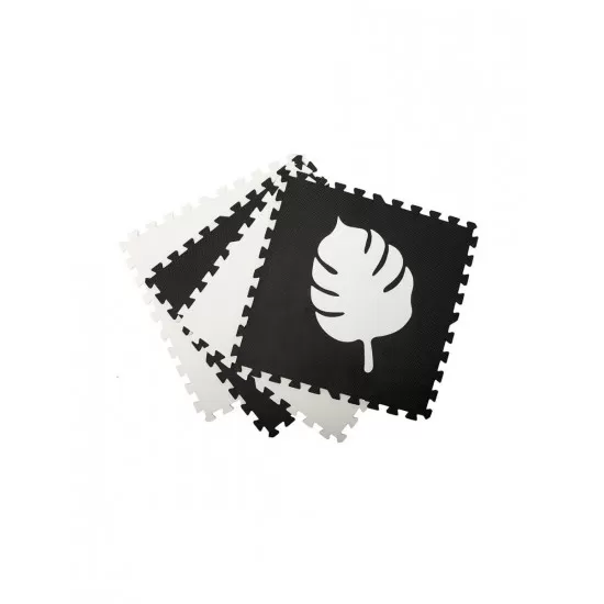 Covoras de joaca puzzle 120x120 cm Momi Feli Black Covoras de joaca puzzle 120x120 cm Momi Feli Black