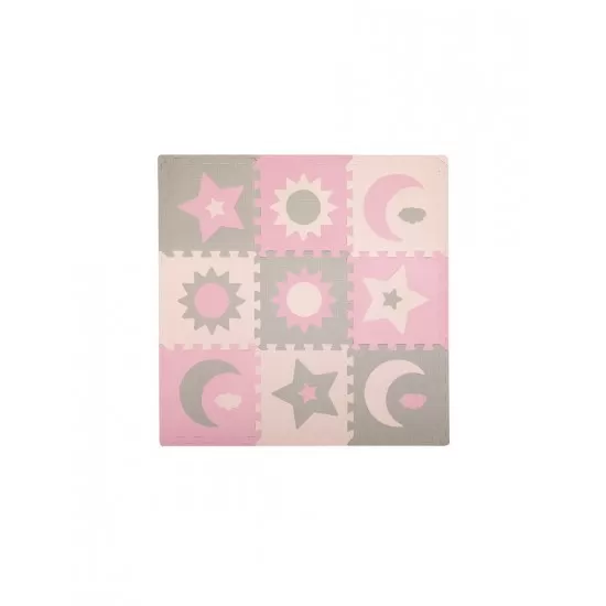 Covoras de joaca puzzle 120x120 cm Momi Nebe Pink Covoras de joaca puzzle 120x120 cm Momi Nebe Pink