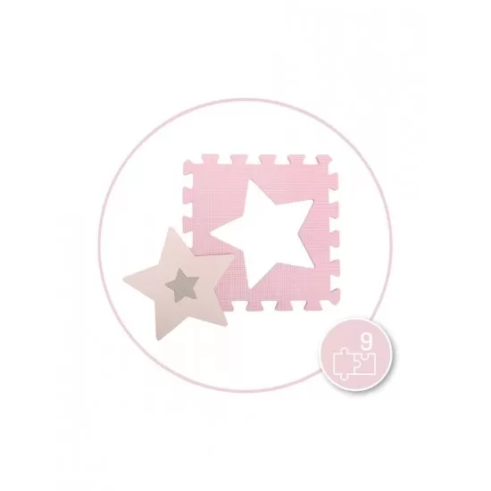 Covoras de joaca puzzle 120x120 cm Momi Nebe Pink Covoras de joaca puzzle 120x120 cm Momi Nebe Pink