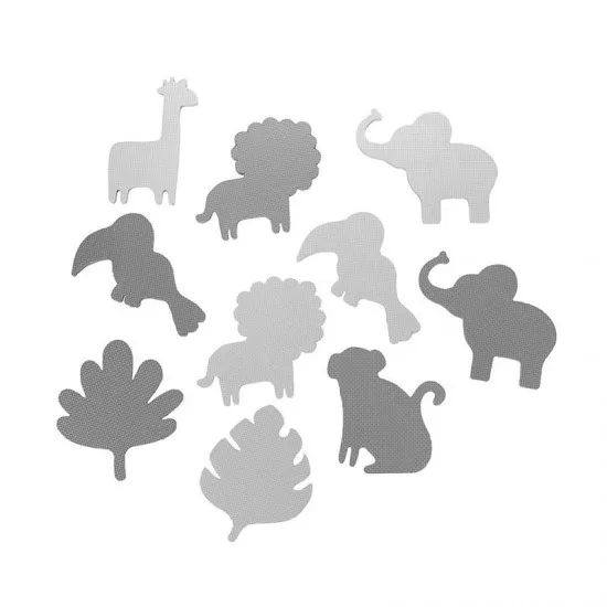 Covoras de joaca Puzzle 150x150 cm Momi Zawi Grey