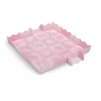 Covoras de joaca Puzzle 150x150 cm Momi Zawi Pink