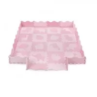 Covoras de joaca Puzzle 150x150 cm Momi Zawi Pink