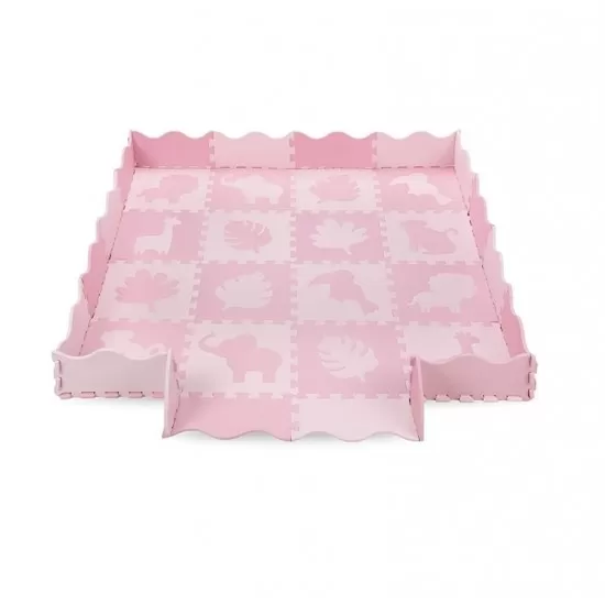 Covoras de joaca Puzzle 150x150 cm Momi Zawi Pink Covoras de joaca Puzzle 150x150 cm Momi Zawi Pink