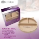 Farfurie compartimentata din silicon cu ventuza AppeKids Kitty Bubble Beige Farfurie compartimentata din silicon cu ventuza AppeKids Kitty Bubble Beige