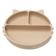 Farfurie compartimentata din silicon cu ventuza AppeKids Kitty Bubble Beige Farfurie compartimentata din silicon cu ventuza AppeKids Kitty Bubble Beige