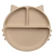 Farfurie compartimentata din silicon cu ventuza AppeKids Kitty Bubble Beige Farfurie compartimentata din silicon cu ventuza AppeKids Kitty Bubble Beige