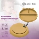Farfurie compartimentata din silicon cu ventuza AppeKids Kitty Honey Farfurie compartimentata din silicon cu ventuza AppeKids Kitty Honey