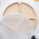 Farfurie compartimentata din silicon cu ventuza si capac AppeKids Bubble Beige Farfurie compartimentata din silicon cu ventuza si capac AppeKids Bubble Beige