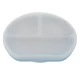 Farfurie compartimentata din silicon cu ventuza si capac AppeKids Aqua Blue Farfurie compartimentata din silicon cu ventuza si capac AppeKids Aqua Blue