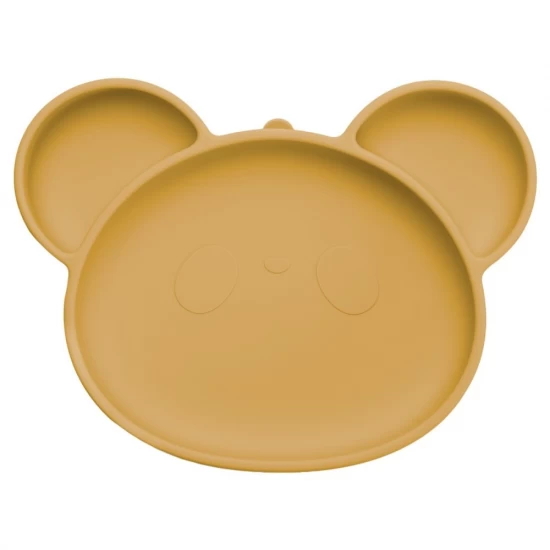 Farfurie din silicon cu ventuza AppeKids Panda Honey Farfurie din silicon cu ventuza AppeKids Panda Honey