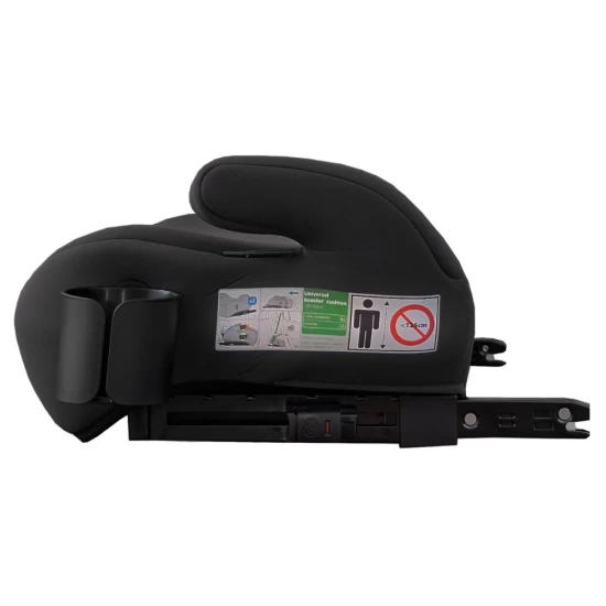 Inaltator auto cu isofix, I-SIZE, 125-150 cm , Appekids Junior - Black