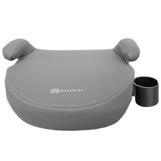Inaltator auto cu isofix, I-SIZE, 125-150 cm , Appekids Junior - Grey