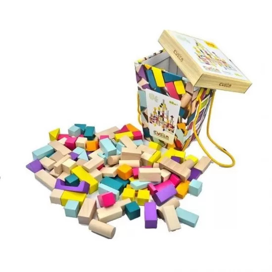 Set de constructii din lemn Cubika 1 Set de constructii din lemn Cubika 1