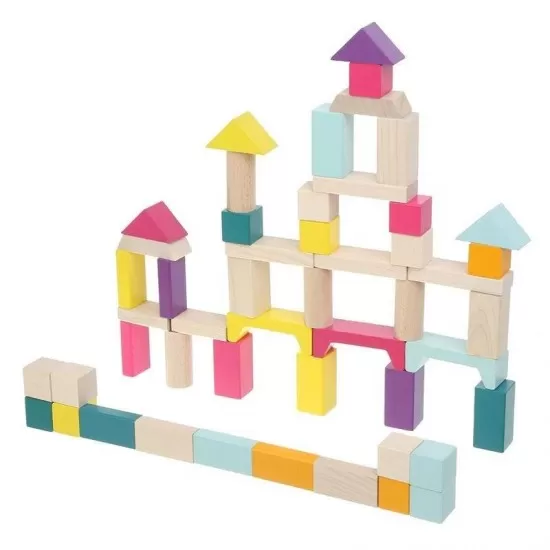 Set de constructii din lemn Cubika 2 Set de constructii din lemn Cubika 2
