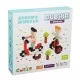 Set de constructii din lemn Cubika World Speedy Wheels Set de constructii din lemn Cubika World Speedy Wheels