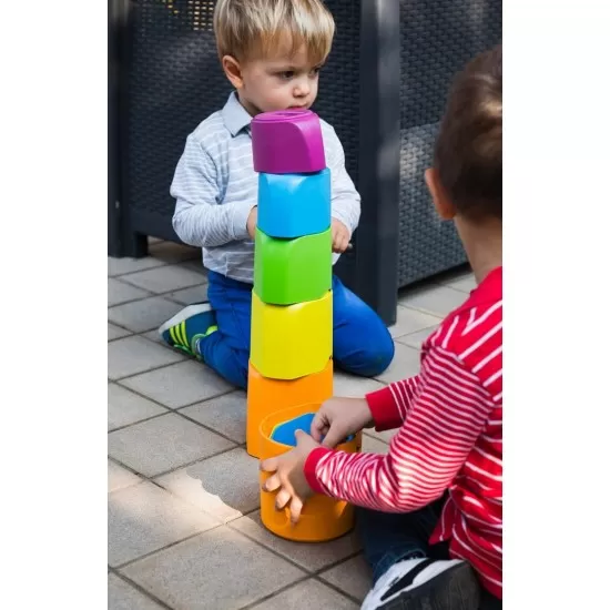 Jucarie de stivuire multifunctionala Ekoala BIOplastic Jucarie de stivuire multifunctionala Ekoala BIOplastic