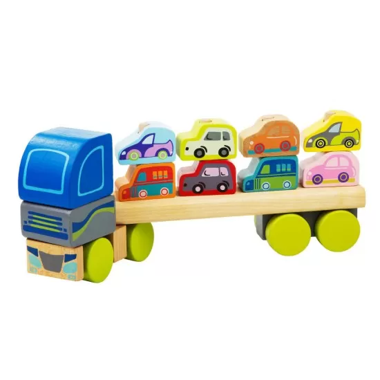 Jucarie din lemn Cubika Camion pentru masini Jucarie din lemn Cubika Camion pentru masini