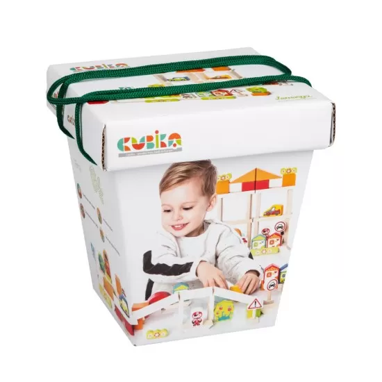 Kit de constructie Cubika pentru baietei Kit de constructie Cubika pentru baietei