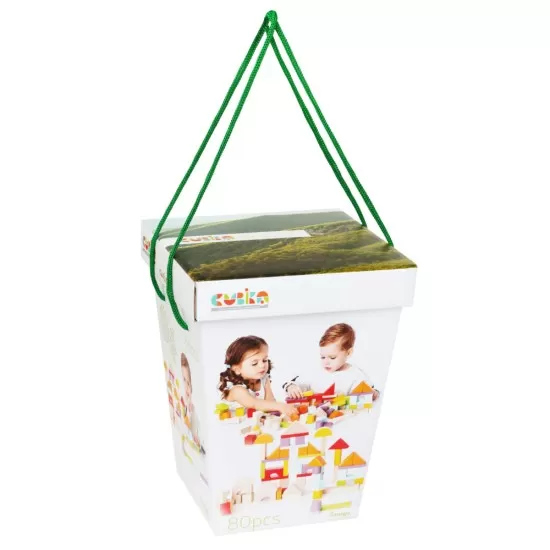 Set constructii din lemn Cubika Set constructii din lemn Cubika