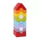Set constructii din lemn 10 piese Cubika - Turn Set constructii din lemn 10 piese Cubika - Turn