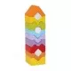 Set constructii din lemn 12 piese Cubika - Turn