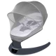 Leagan electric pentru bebelusi, cu spatar reglabil si senzor de miscare, AppeKids Evoque - Powder Grey Leagan electric pentru bebelusi, cu spatar reglabil si senzor de miscare, AppeKids Evoque - Powder Grey