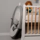 Leagan electric pentru bebelusi, cu spatar reglabil si senzor de miscare, AppeKids Evoque - Powder Grey Leagan electric pentru bebelusi, cu spatar reglabil si senzor de miscare, AppeKids Evoque - Powder Grey