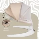Leagan electric pentru bebelusi, cu spatar reglabil si senzor de miscare, AppeKids Evoque - Bubble Beige Leagan electric pentru bebelusi, cu spatar reglabil si senzor de miscare, AppeKids Evoque - Bubble Beige