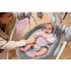 Leagan electric pentru bebelusi cu 5 viteze de balansare si 6 melodii MoMi Liss Beige