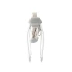 Leagan electric pentru bebelusi cu 5 viteze de balansare si 6 melodii MoMi Liss Beige